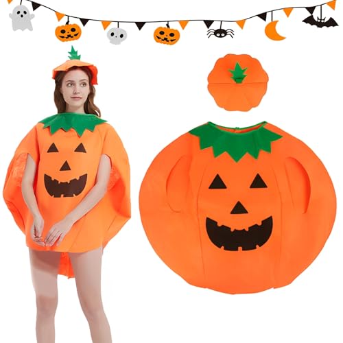 TFSZE Halloween Kürbis Kostüm Anzug,Kürbis Cosplay Party Kleidung,Kürbis Kostüm Erwachsene Mit Kürbishut,Niedliches Kürbis Kostüm Mädchen,Kinder/Erwachsene/Familie Halloween Party Cosplay Verkleidung TFSZE Halloween Kürbis Kostüm Anzug,Kürbis Cosplay Party Kleidung,Kürbis Kostüm Erwachsene Mit Kürbishut,Niedliches Kürbis Kostüm Mädchen,Kinder/Erwachsene/Familie Halloween Party Cosplay Verkleidung von TFSZE