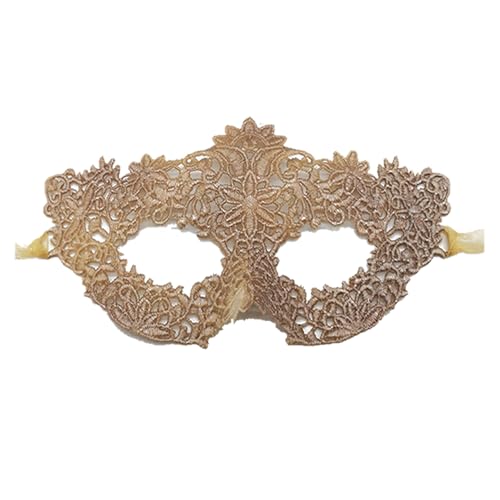 TFTSR Maskerade-Masken für Damen, Paare, Herren, Karnevalsmaske, Mädchen, schwarz-goldene Spitzenaugen, Kostüm, venezianisches Partykleid für Erwachsene TFTSR Maskerade-Masken für Damen, Paare, Herren, Karnevalsmaske, Mädchen, schwarz-goldene Spitzenaugen, Kostüm, venezianisches Partykleid für Erwachsene von TFTSR
