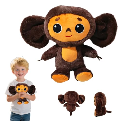 TGKYK Cheburashka Plüschtier, 25cm Big Eared Monkey Plüschtier Puppe, Plüsch AFFE Spielzeug, Cheburashka Monkey Lustiger Plüsch für Jungen und Mädchen, Geburtstagsgeschenk TGKYK Cheburashka Plüschtier, 25cm Big Eared Monkey Plüschtier Puppe, Plüsch AFFE Spielzeug, Cheburashka Monkey Lustiger Plüsch für Jungen und Mädchen, Geburtstagsgeschenk von TGKYK