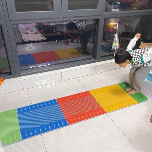 TGPSMDXKV Stehende Weitsprungmatte, 2M/3M Lange Übung Messmatte, Springen Praxis Test Pad für Schlafzimmer Wohnzimmer,Kids von TGPSMDXKV