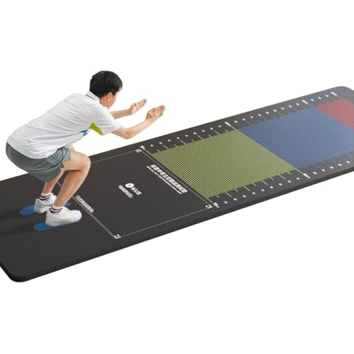 TGPSMDXKV Stehende Weitsprungmatte, Anti-Rutsch-Übung Messmatte, Teppichboden Weitsprung Praxis Test Pad für Home Gym Floor,Adult TGPSMDXKV Stehende Weitsprungmatte, Anti-Rutsch-Übung Messmatte, Teppichboden Weitsprung Praxis Test Pad für Home Gym Floor,Adult von TGPSMDXKV