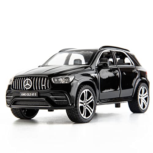 TGRCM-CZ 1/32 Diecast Auto Benz AMG GT63 Modell Auto Pull Back mit Sound und Licht Spielzeug Auto für Jungen Mädchen Erwachsene Geschenk(Schwarz) von TGRCM-CZ