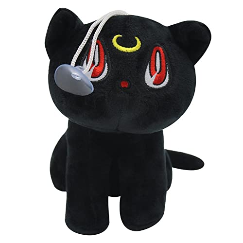 Cartoon-Plüschtier Sailor Moon Plüschpuppe, süße Katze, Luna, Plüschtier, gefüllte Anime-Figur, Puppe, Stofftier, Dekokissen, weiches Kawaii-Plüsch-Geschenk for Anime-Fans ( Color : Zwart , Size : 18C Cartoon-Plüschtier Sailor Moon Plüschpuppe, süße Katze, Luna, Plüschtier, gefüllte Anime-Figur, Puppe, Stofftier, Dekokissen, weiches Kawaii-Plüsch-Geschenk for Anime-Fans ( Color : Zwart , Size : 18C von THAKIE