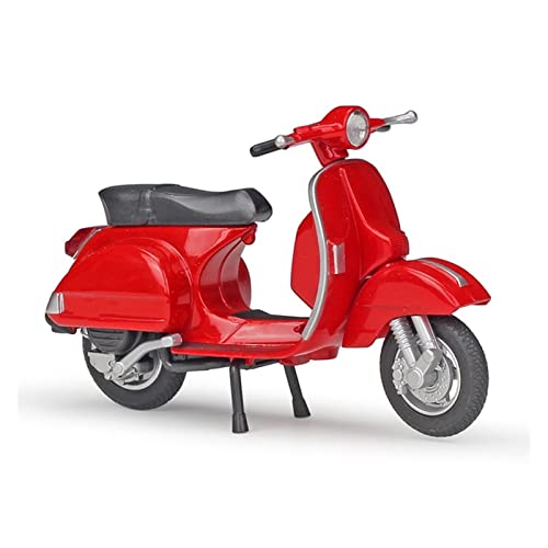 THAYLA 1:18 2016 VE-SPA PX 125 Alloy Diecast Motorradmodell Flexible Rotierende Räder Spielzeug Für Kindergeschenke Spielzeugsammlung (Farbe : Rot) von THAYLA