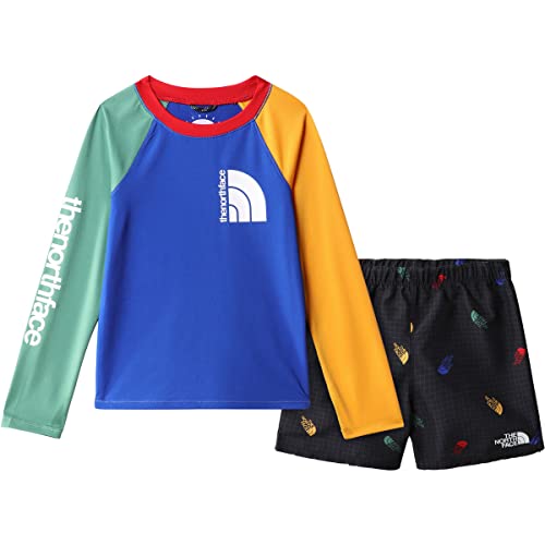 The North Face Amphibious Kostum TNF Blue-TNF Black Tossed Logo Grid Print 5 Jahre The North Face Amphibious Kostum TNF Blue-TNF Black Tossed Logo Grid Print 5 Jahre von The North Face