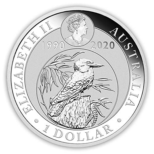 Kookaburra 2020 Silbermünze Silber Münze 1 Unze 1 oz in Münzkapsel von THE PERTH MINT