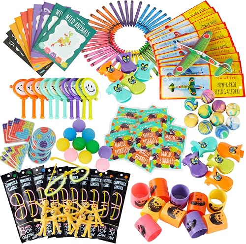 THE TWIDDLERS 120 Premium Kindergeburtstag Spielzeugset für Mädchen & Jungen - Mitgebsel, Mitbringsel, Gastgeschenke, Piñata Füllung, Ostern, Tombola Preise von THE TWIDDLERS