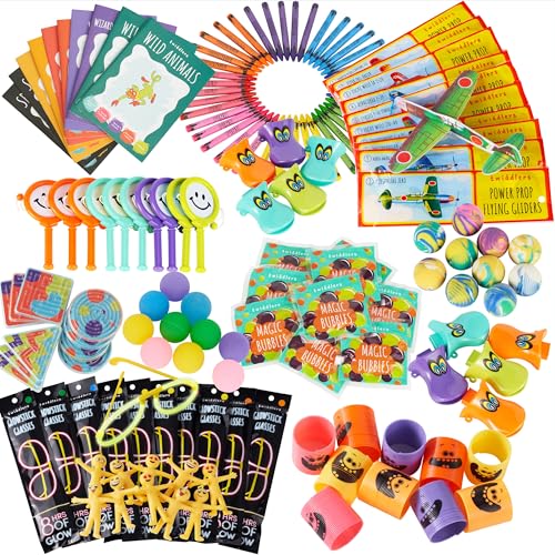 THE TWIDDLERS 120 Premium Kindergeburtstag Mitgebsel Set für Mädchen & Jungen - Geschenktüten Füllung Spielzeugset Mitbringsel, Geburtstag Gastgeschenke, Pinata Füllung Kinder, Tombola Preise von THE TWIDDLERS