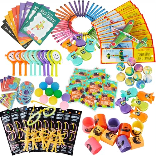 THE TWIDDLERS 120 Premium Kindergeburtstag Spielzeugset für Mädchen & Jungen - Mitgebsel, Mitbringsel, Gastgeschenke, Piñata Füllung, Ostern, Tombola Preise von THE TWIDDLERS