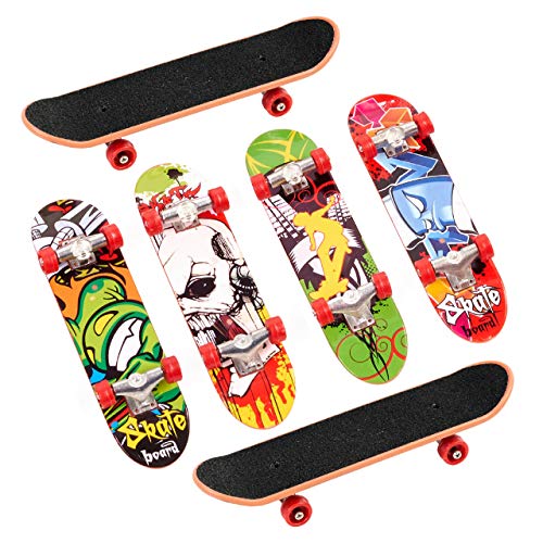 THE TWIDDLERS 12 Mini Finger Skateboards - Kindergeburtstag Mitgebsel, Mitbringsel, Gastgeschenke, Partytütenfüller, Give Aways für Jungen von THE TWIDDLERS