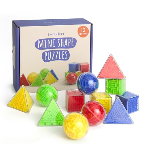THE TWIDDLERS - 12 Mini-Puzzle-Boxen - Kugel-, Würfel- und Pyramidenform, ideale Herausforderung für Partytüten für Kinder und Geburtstagstüten THE TWIDDLERS - 12 Mini-Puzzle-Boxen - Kugel-, Würfel- und Pyramidenform, ideale Herausforderung für Partytüten für Kinder und Geburtstagstüten von THE TWIDDLERS