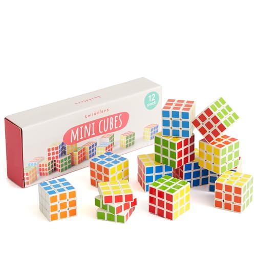 THE TWIDDLERS 12 Mini Zauberwürfel 80er Jahre Party Giveaway Mitgebsel für Kinder, 3cm - Kindergeburtstag Mitbringsel, 90er Jahre Retro Deko, Geschenke, Gedulspiele THE TWIDDLERS 12 Mini Zauberwürfel 80er Jahre Party Giveaway Mitgebsel für Kinder, 3cm - Kindergeburtstag Mitbringsel, 90er Jahre Retro Deko, Geschenke, Gedulspiele von THE TWIDDLERS