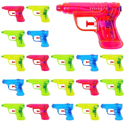 THE TWIDDLERS 20 Kleine Wasserpistolen Spielzeuge für Jungen & Mädchen - Mitgebsel für Kindergeburtstag, Gastgeschenke, Pool- & Strandpartys von THE TWIDDLERS