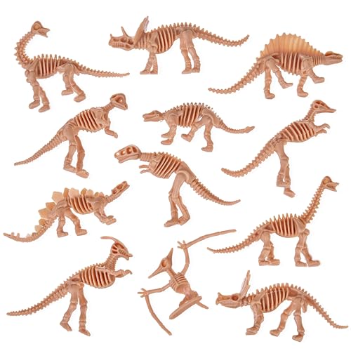 THE TWIDDLERS 48 Dinosaurier Fossil Skelett Spielzeug für Kinder - Dino Knochen zum Ausgraben - Lernspielzeug für Jungen & Mädchen von THE TWIDDLERS