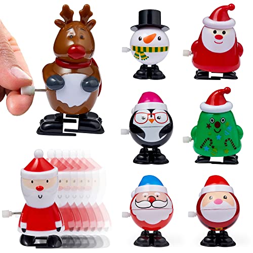 THE TWIDDLERS 8 Weihnachts-Spielzeuge für Kinder, 8 cm – Überraschungstüten, Adventskalender, Geburtstage, Weihnachtssocken, Gastgeschenke von THE TWIDDLERS