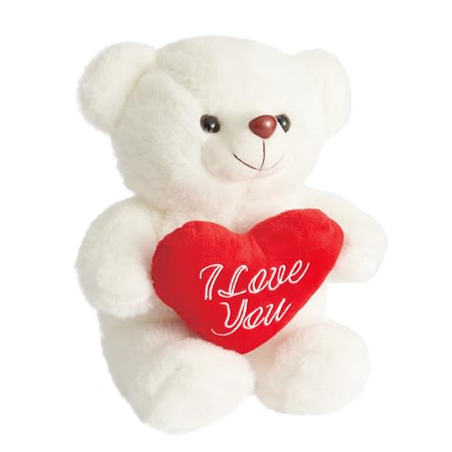 THE TWIDDLERS – Teddybära I Love You, 25cm – süßes Geschenk für Sie und Ihn, Plüschtier-Geburtstagsgeschenk für Freundin, Freund, perfekt für den Valentinstag von THE TWIDDLERS