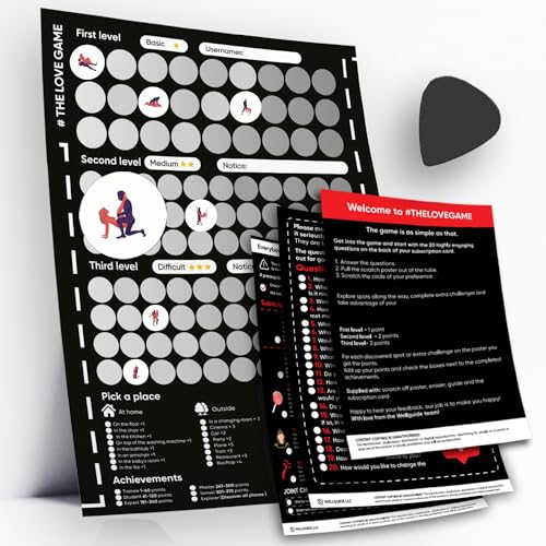 #THELOVEGAME Rubbelposter 169 Liebesaufgaben - Date Night Ideen & Gespräche #THELOVEGAME Rubbelposter 169 Liebesaufgaben - Date Night Ideen & Gespräche von #THELOVEGAME