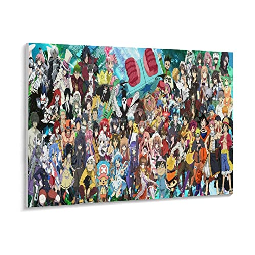 Anime-Crossover Puzzle, Puzzle 1000 Teile für Erwachsene, Klassische Puzzle Puzzle Schwierig für Kid Surprise Birthday für Family Home Decor Art Puzzle（38x26cm-s136x von THEVWL