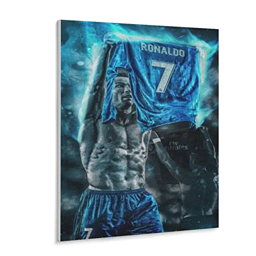 Cristiano Ronaldo Fußballspieler Poster Papier Puzzle 1000 Stück Adult Toys Dekompressionsspiel（38x26cm-z93p von THEVWL