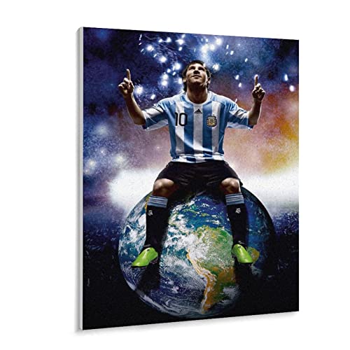 Lionel Messi Poster Papier Puzzle 1000 Stück Adult Toys Dekompressionsspiel（38x26cm-z124p von THEVWL