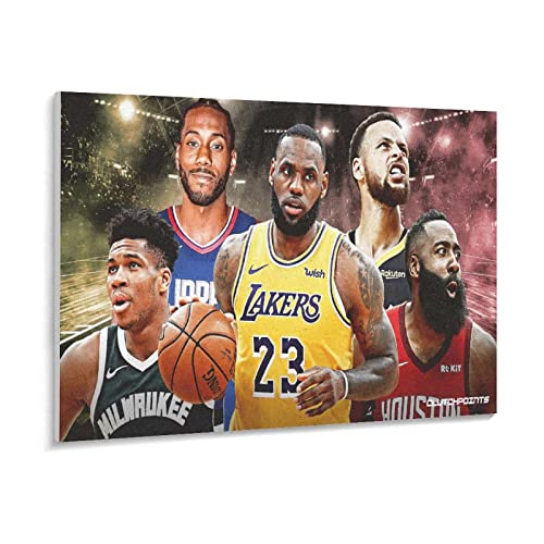 Papierpuzzle 1000 Stück NBA Basketball Star Erwachsene Kinder Lernspielzeug Geschenk（38x26cm-z27p von THEVWL