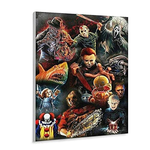 Puzzle 1000 Stück Chucky Horror Poster Papier Adult Toys Dekompressionsspiel（38x26cm-z20p von THEVWL