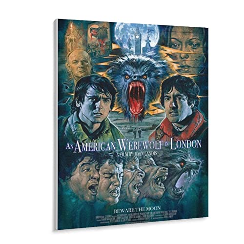 Puzzle 1000 Stück Horrorfilm EIN Amerikanischer Werwolf In London Poster Holz Adult Toys Dekompressionsspiel（75x50cm）-z155p von THEVWL