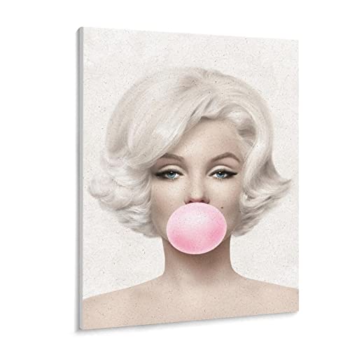 Puzzle 1000 Stück Marilyn Monroe Bubble Gum Poster Für Papier Erwachsene Spielzeug Dekompression Spiel（38x26cm-z98p von THEVWL