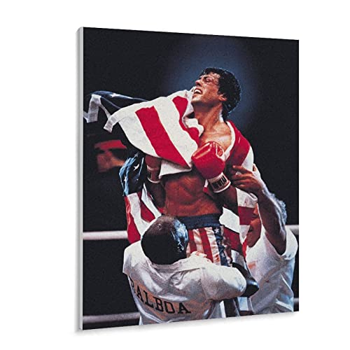 Puzzle 1000 Stück Rocky Balboa Legendäre Boxer Poster Holz Adult Toys Dekompressionsspiel（75x50cm）-z153p von THEVWL