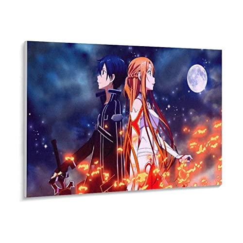 Puzzle 1000 Teile für Erwachsene, Puzzle Anime Sword Art Online,Puzzle Jungen Mädchen Puzzle for Teen Lernspiel Holiday Challenging Puzzle（75x50cm）-s26x von THEVWL