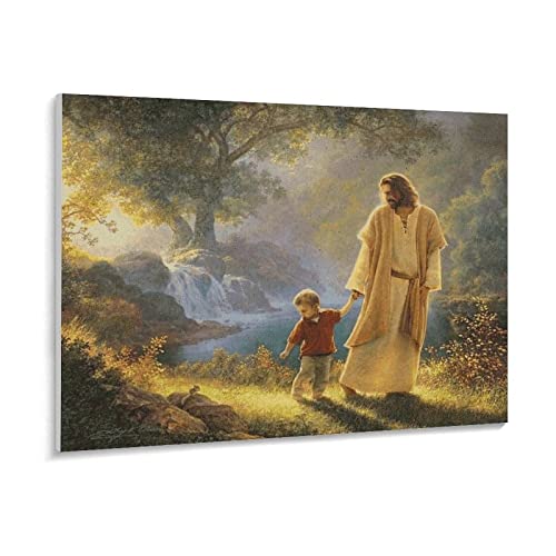 Puzzles 1000 Stück Papier Montage Bild Heiliger Sohn Jesus Christus Poster Erwachsene Spiele Lernspielzeug（38x26cm-z117p von THEVWL