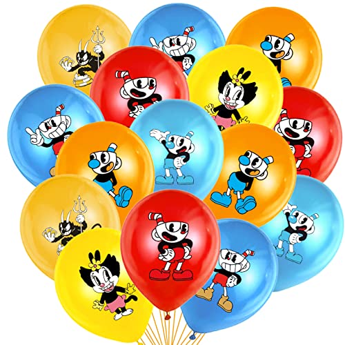 Geburtstag Party Dekoration Set 48 Stück, Kindergeburtstag Luftballons, Geburtstag Latex Ballons, Thema Party Zubehör, Junge Mädchen Geburtstagsparty Dekoration von THEXIU