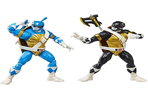 THG Rangers X Teenage Mutant Ninja Turtles Lightning Collection Donatello Negro y Leonardo Blue Figur de acción, RD-RS270126 von Power Rangers