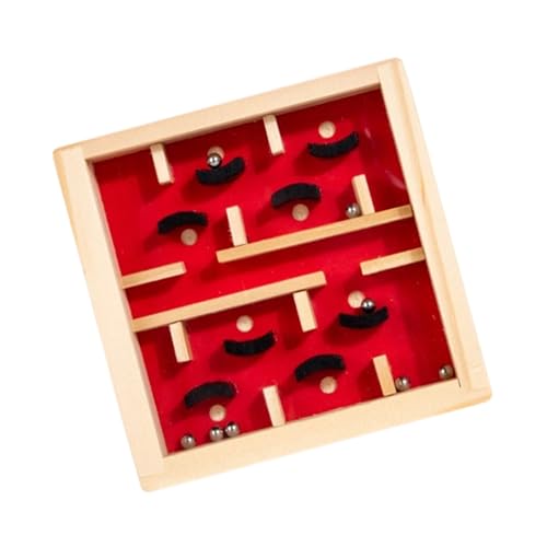 Hölzerne Handkenntnis Training Perle Maze Puzzle Spielzeug Für Jungen Mädchen Verbessert Logische Denken Und Geduld Lernen Geschenk Holz Balance Brettspiel von THINCAN