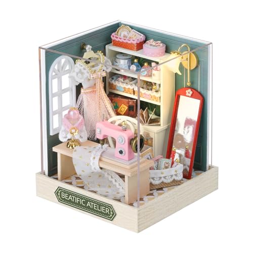 Hölzerne Miniaturschränke Set Collectible Display Stück Nachdenkliches Geschenk Für Model Enthusiasten Und Handwerksliebhaber Holzhütten BAU Set von THINCAN