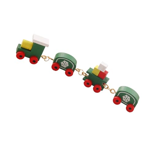 THINCAN Holz Miniatur Zugwagen Für 1/12 Dollhouses Festival Tun Sich Vor Spielzeug Set Spielzeug Für Kinderpuppenhäuser Und Sammler Miniatur Weihnachten von THINCAN