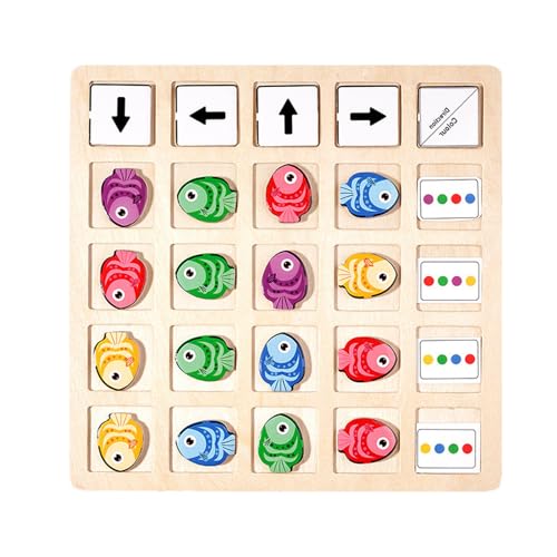 Kinderpädagogische Holzpuzzlespielzeug Für Kognitive Entwicklung Farbrichtung Lernen Fokussierung Verbesserung Logisches Denken Fähigkeiten Training Logische Denkweise Training Spielzeug von THINCAN