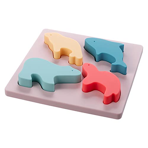 Kleinkinder Form Puzzle Lernen Lernen Tierform Spielzeugbrett Lebensmittelqualität Silikon Safe Für Vorschuljungen & Mädchen Kleinkinder Form Puzzle Lernen Lernen Tierform Spielzeugbrett Lebensmittelqualität Silikon Safe Für Vorschuljungen & Mädchen von THINCAN