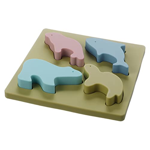 Kleinkinder Form Puzzle Lernen Lernen Tierform Spielzeugbrett Lebensmittelqualität Silikon Safe Für Vorschuljungen & Mädchen Kleinkinder Form Puzzle Lernen Lernen Tierform Spielzeugbrett Lebensmittelqualität Silikon Safe Für Vorschuljungen & Mädchen von THINCAN