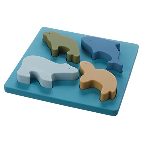 Kleinkinder Form Puzzle Lernen Lernen Tierform Spielzeugbrett Lebensmittelqualität Silikon Safe Für Vorschuljungen & Mädchen Kleinkinder Form Puzzle Lernen Lernen Tierform Spielzeugbrett Lebensmittelqualität Silikon Safe Für Vorschuljungen & Mädchen von THINCAN