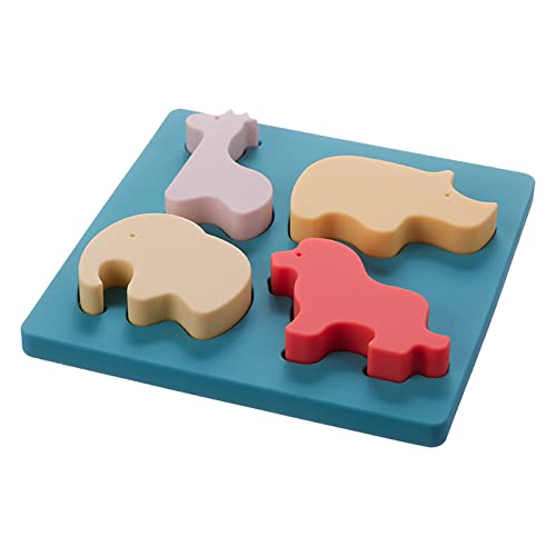 Kleinkinder Form Puzzle Lernen Lernen Tierform Spielzeugbrett Lebensmittelqualität Silikon Safe Für Vorschuljungen & Mädchen Kleinkinder Form Puzzle Lernen Lernen Tierform Spielzeugbrett Lebensmittelqualität Silikon Safe Für Vorschuljungen & Mädchen von THINCAN