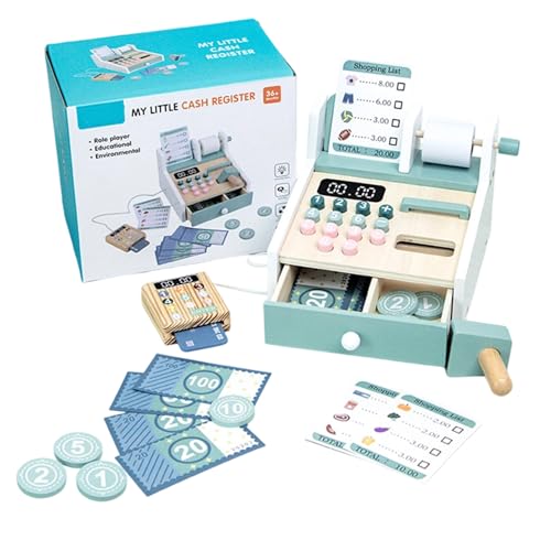 Mädchen Tun Vor Spielen Supermarkt Toy Kid Supermarkt Registrierkasse Spielzeug Set Kinder Rollenspiel Spiel Kinder Holzregistrierkasse Mädchen Tun Vor Spielen Supermarkt Toy Kid Supermarkt Registrierkasse Spielzeug Set Kinder Rollenspiel Spiel Kinder Holzregistrierkasse von THINCAN