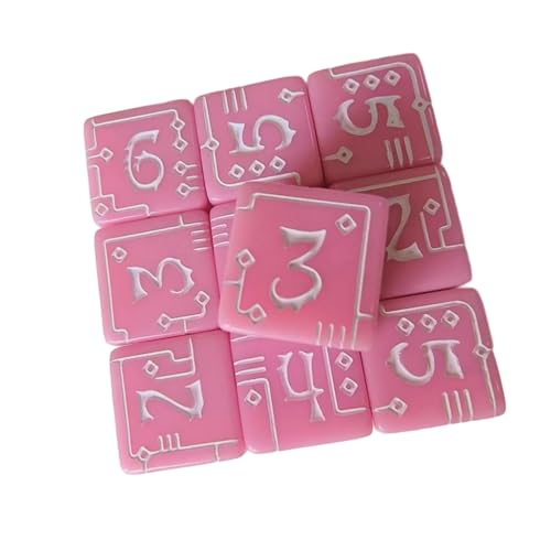 Mechanische Industrielle Acryl Dices Square Edged Eck Nummer 6 Seiten Sided Dices Für Tabletops Game and Math Education Industrial Styles Game Tool von THINCAN