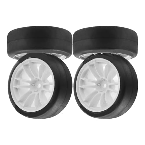 THINCAN 1/10 Radreifen Gummi Radversorgung Für Autospielzeug Fernbedienung Crawlers Modellauto Gummi Rad Teile von THINCAN