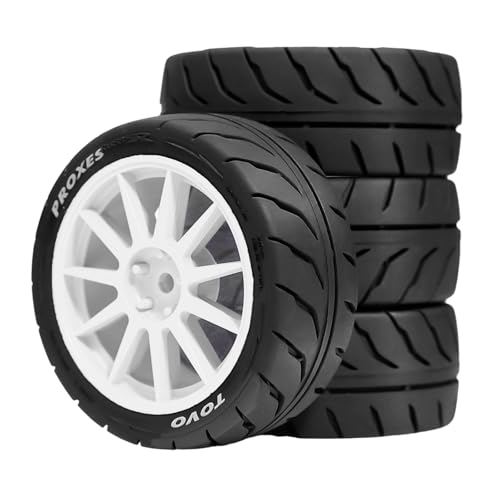 THINCAN 1/10 Radreifen Gummi Radversorgung Für Autospielzeug Fernbedienung Crawlers Modellauto Gummi Rad Teile THINCAN 1/10 Radreifen Gummi Radversorgung Für Autospielzeug Fernbedienung Crawlers Modellauto Gummi Rad Teile von THINCAN