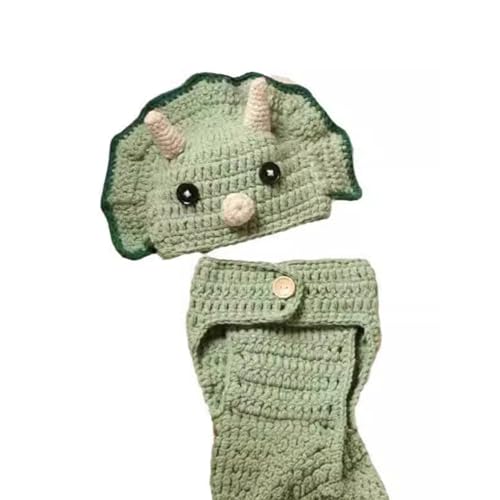 THINCAN 1 Set Gemütlicher Gestrickter Und Hosen Set Cartoon Dinosaurier Strickwolder Wickelte Kleidungsstücke Neugeborene Foto Requisiten Für Baby Jungen THINCAN 1 Set Gemütlicher Gestrickter Und Hosen Set Cartoon Dinosaurier Strickwolder Wickelte Kleidungsstücke Neugeborene Foto Requisiten Für Baby Jungen von THINCAN