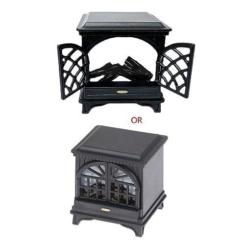 THINCAN 1:12 Miniaturhäuser Möbel Kunststoff Kamin Mit LED Light Accessoires Dekorationen Batterie Enthalten THINCAN 1:12 Miniaturhäuser Möbel Kunststoff Kamin Mit LED Light Accessoires Dekorationen Batterie Enthalten von THINCAN