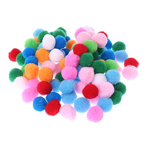 THINCAN 100 Pcs Weiche Runde Flauschige Handwerk Pompoms Gemischte Farbe POM POM 30mm Kunsthandwerk THINCAN 100 Pcs Weiche Runde Flauschige Handwerk Pompoms Gemischte Farbe POM POM 30mm Kunsthandwerk von THINCAN