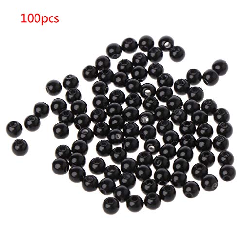 THINCAN 100 Prozent 3-12 Mm Schwarze Sicherheit Für Puppenaugen Nähen Perlen Für Bären Stoffspielzeug von THINCAN
