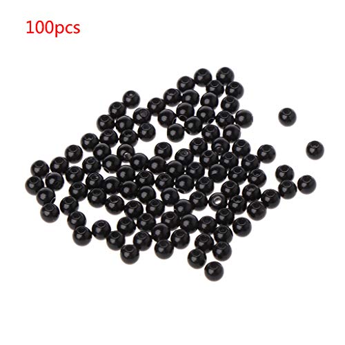 THINCAN 100 Prozent 3-12 Mm Schwarze Sicherheit Für Puppenaugen Nähen Perlen Für Bären Stoffspielzeug von THINCAN